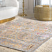 Paisley Area Rug in Grey Colors 120x180 cm