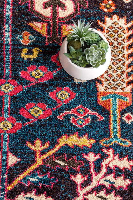 Paradise Medallion Area Rug - Orange 160x230 cm