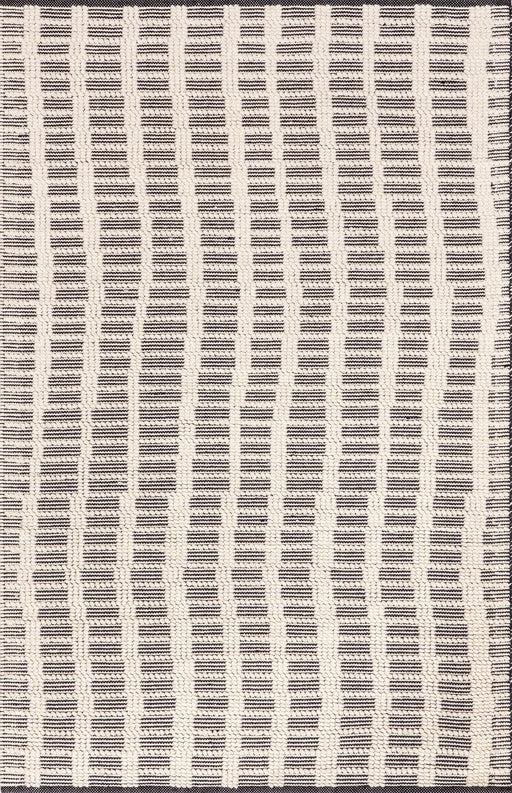 Parker Black And White Check Rug 152 Cm