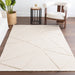 Tappeto geometrico Parker beige chiaro 150x240 cm