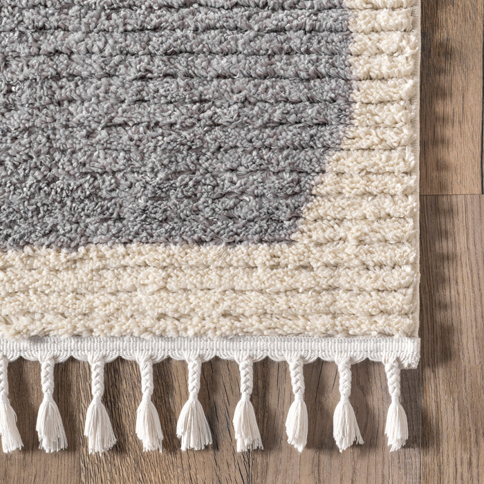 Pastel Beige Area Rug for Contemporary or Bohemian Decor