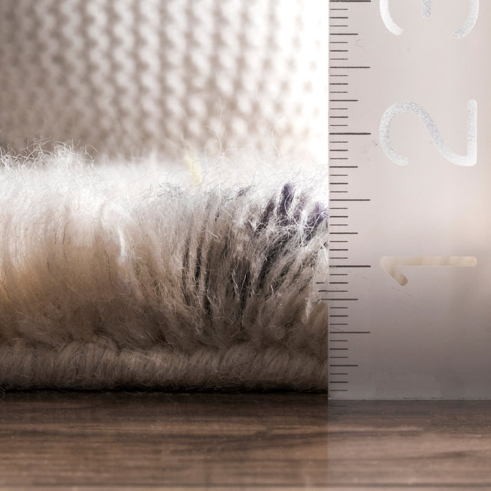 Pastel Diamond Area Rug for Nursery in Off White 140x200 cm