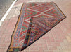 Pastel Embroidered Turkish Kilim Rug 309cm x 172cm