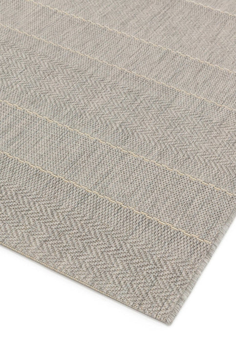 Patio PAT03 beige gestreept vloerkleed