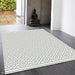 Patio PAT11 Diamond Modern Geometrisch Duurzaam Vlekbestendig Weerbestendig Flatweave Binnenshuis Grijs/Crème Vloerkleed