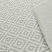 Patio PAT11 Diamond Modern Geometrisch Duurzaam Vlekbestendig Weerbestendig Flatweave Binnenshuis Grijs/Crème Vloerkleed