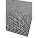 Patio PAT12 Diamond Mono Modern Geometric Durable Stain-Resistant Weatherproof Flatweave In-Outdoor Black/White Runner