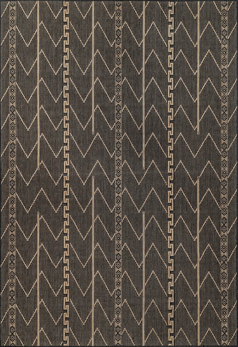 Patricia Charcoal Indoor Outdoor Area Rug 160cm x 230cm