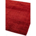 Payton Soft Shimmer Silky Polyester Plain Shaggy Red Rug