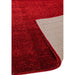 Payton Soft Shimmer Silky Polyester Plain Shaggy Red Rug