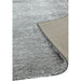 Payton Soft Shimmer Silky Polyester Plain Shaggy Silver Rug