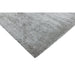 Payton Soft Shimmer Silky Polyester Plain Shaggy Silver Rug