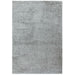 Payton Soft Shimmer Silky Polyester Plain Shaggy Silver Rug