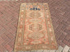 Peach Hand Knotted Area Rug 165cm x 97cm Vintage Design