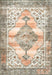 Peach Native Iris Machine Washable Area Rug 120x180 cm