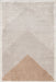 Peach Striped Area Rug for Home Decor