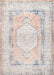 Peach Washable Vintage Medallion Area Rug 140x200 cm