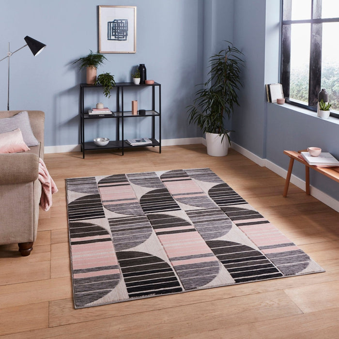 Pembroke HB33 Grey / Rose Rug