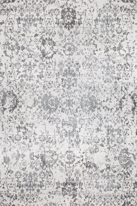 Peony Floral Area Rug 160x230 cm Grey
