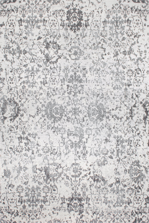 Peony Floral Area Rug 160x230 cm Grey