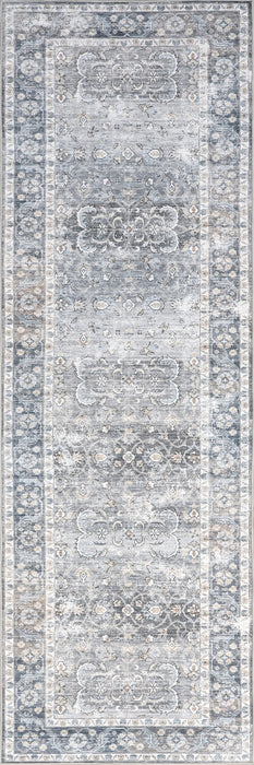 Performance Washable Rug Grey 120x180 cm Stain Resistant