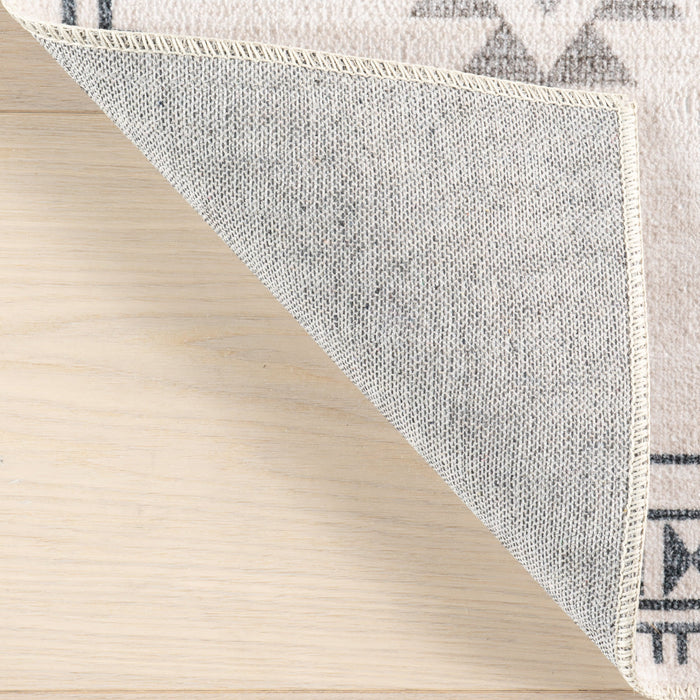 Persian Cream Washable Area Rug 120x180 cm