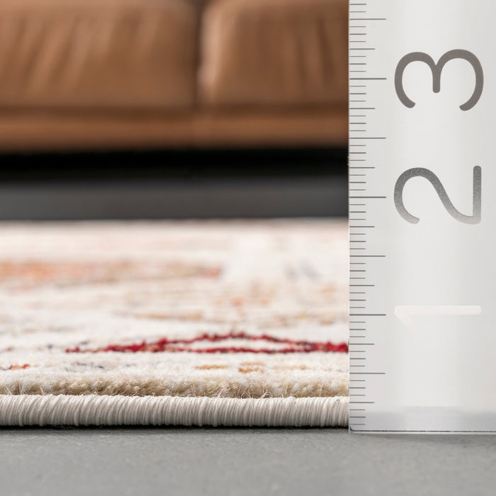 Persian Fringed Area Rug 160x230 cm Beige