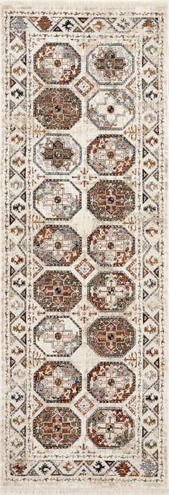 Persian Fringed Area Rug 160x230 cm Beige