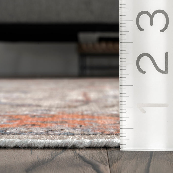 Persian Garden Area Rug 120x180 cm in Peach Color