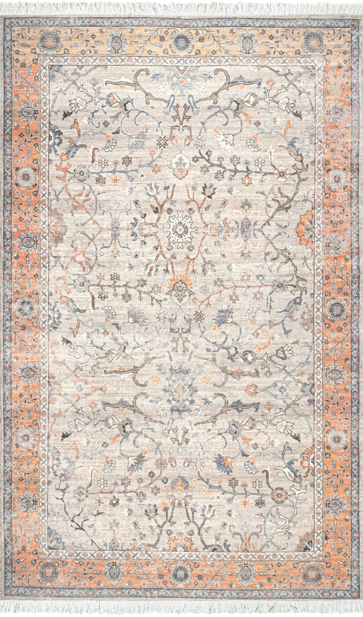 Persian Garden Area Rug 120x180 cm in Peach Color