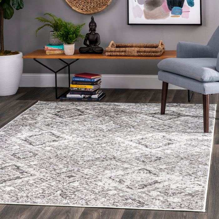 Persian Grey Area Rug for Living Room and Bedroom