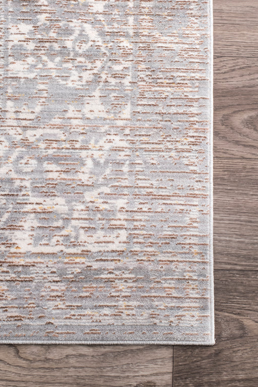 Persian Grey Area Rug with Vintage Design