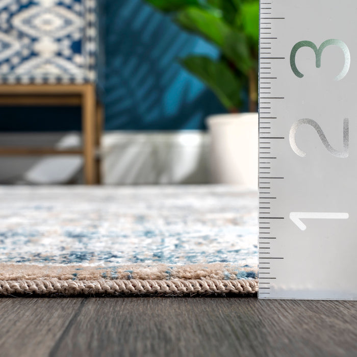 Persian Medallion Area Rug 160x230 cm in Grey