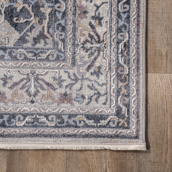 Persian Medallion Area Rug in Grey 160cm x 230cm