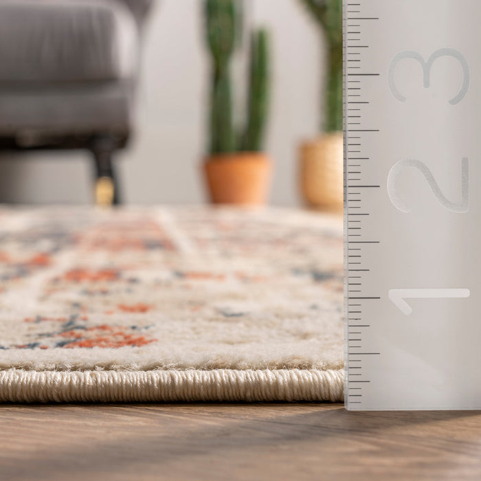 Persian Style Beige Area Rug for Home Decor