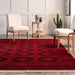 Persian Trellis Area Rug Red 160x230 cm