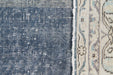 Tappeto persiano in lana 367 cm x 256 cm in blu navy e beige