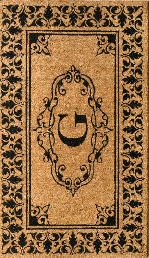 Personalized Letter G Coir Outdoor Welcome Mat 40x60 cm