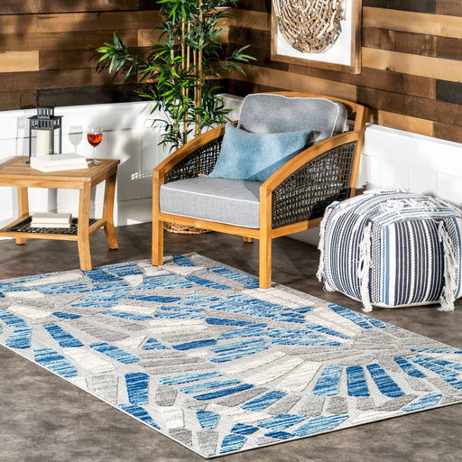 Petra Light Grey Mosaic Rug for Indoor and Outdoor Use