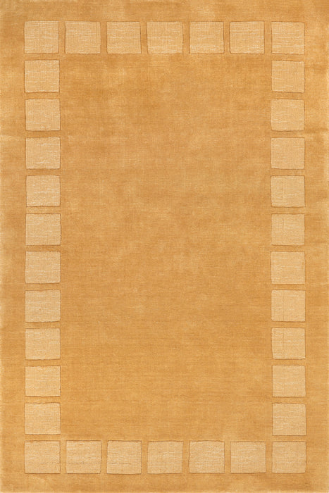 Petra Wool Blend Area Rug 152 Cm Golden Butter