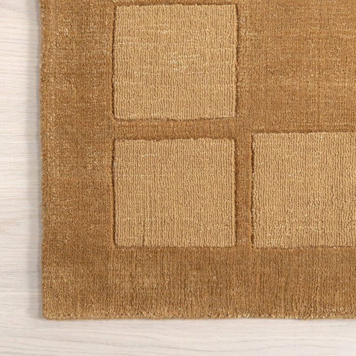 Petra Wool-Blend Area Rug 152 Cm in Wheat Color
