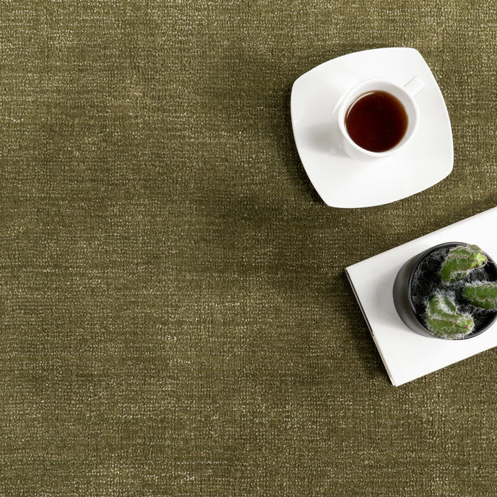 Petra Wool-Blend Area Rug in Verdant Green 160x230 cm