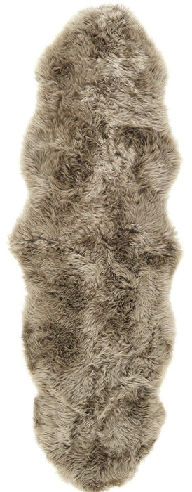 Phoenox Sheepskin Khaki Rug