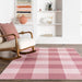 Pink Buffalo Plaid Pestävä matto 120x180 cm