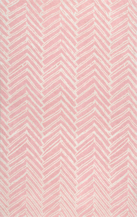 Roze Chevron vloerkleed 120x180 cm