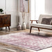 Pinkki Distressed Mist Area -matto 120x180 cm