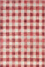 Pink Gingham Plaid Pestävä aluematto 120 cm x 180 cm