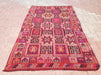 Pink Kilim Rug 210 cm x 124 cm Vintage Handwoven Design