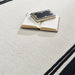 Piper Modern Plain Border Hand-Woven Wool Monochrome/Cream/Black Rug