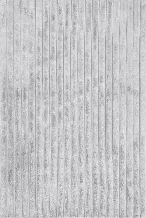 Plush Cloud Washable Area Rug 120x180 cm Silver